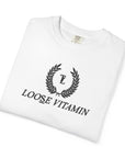 Loose Vitamin Unisex Garment-Dyed T-Shirt – Casual Streetwear, Summer Vibes, Fashion Gift for Him or Her, Everyday Essential