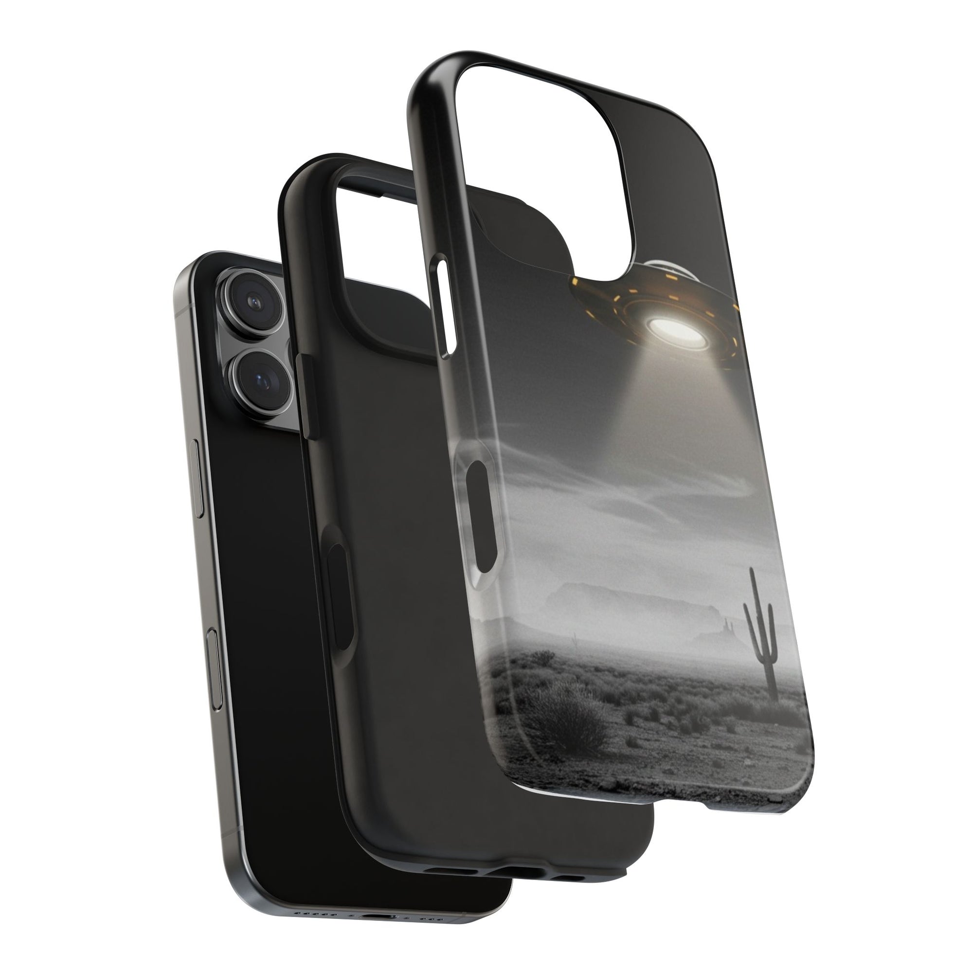 Alien UFO Tough Phone Case – Quirky Sci-Fi Protection for Space Enthusiasts and Tech Rebels
