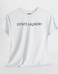 Estate Laundry Unisex Heavy Cotton Tee – Stylish Everyday T-Shirt, Casual Comfort, Gift for Minimalists, Summer Wardrobe Staple