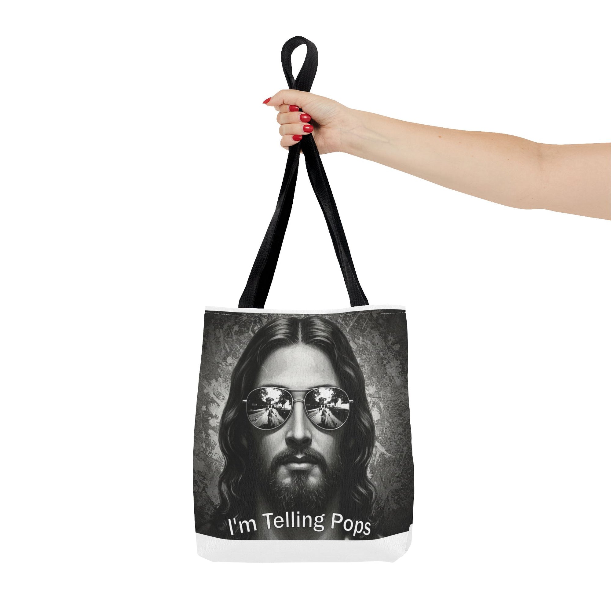“I’m Telling Pops” Graphic Tote Bag – Bold, Functional, and a Little Bit Judgy
