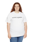 Estate Laundry Unisex Heavy Cotton Tee – Stylish Everyday T-Shirt, Casual Comfort, Gift for Minimalists, Summer Wardrobe Staple