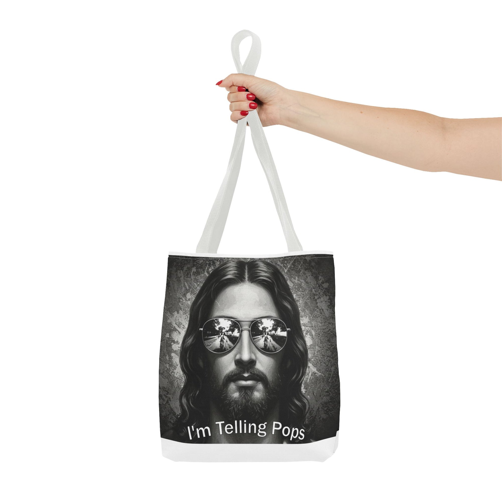 “I’m Telling Pops” Graphic Tote Bag – Bold, Functional, and a Little Bit Judgy