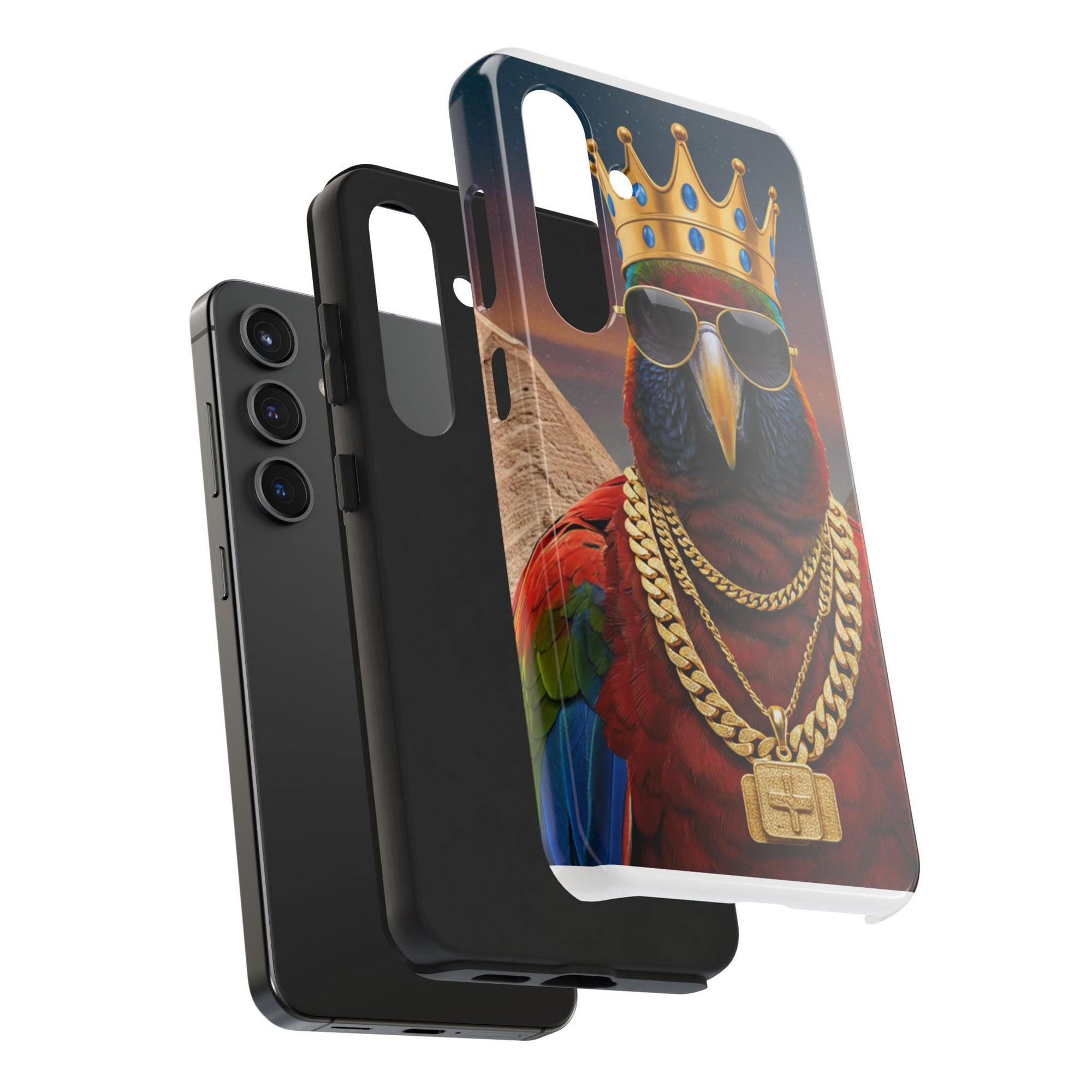Royal Parrot Tough Phone Case – Regal Protection for Your Pocket Kingdom