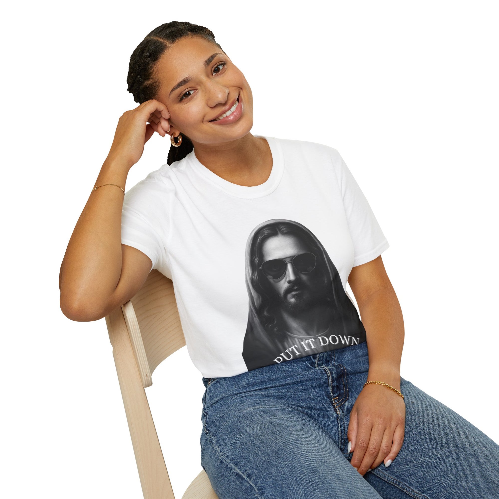 “Put It Down” Unisex Graphic Tee – Casual Chaos, Summer Style, Statement Gift for Friends