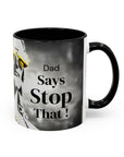 Cool Dad Accent Coffee Mug – Funny Gift for Fathers, Morning Legends & Coffee Commanders