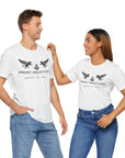 Stylish Unisex Short Sleeve Tee with Unique Graphic Design, Casual Wear, Gift Idea for Friends, Summer Fashion, Everyday Comfort
