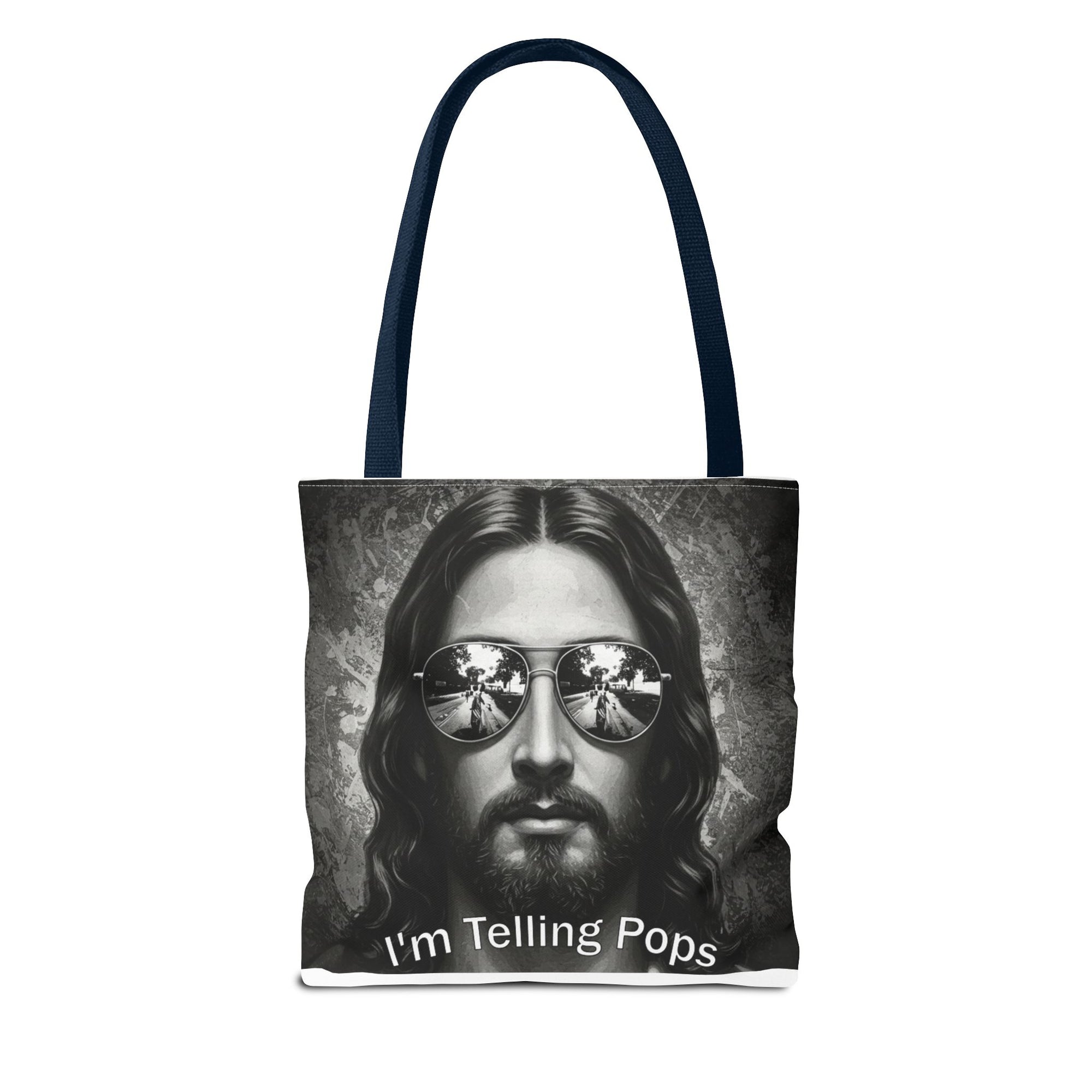 “I’m Telling Pops” Graphic Tote Bag – Bold, Functional, and a Little Bit Judgy