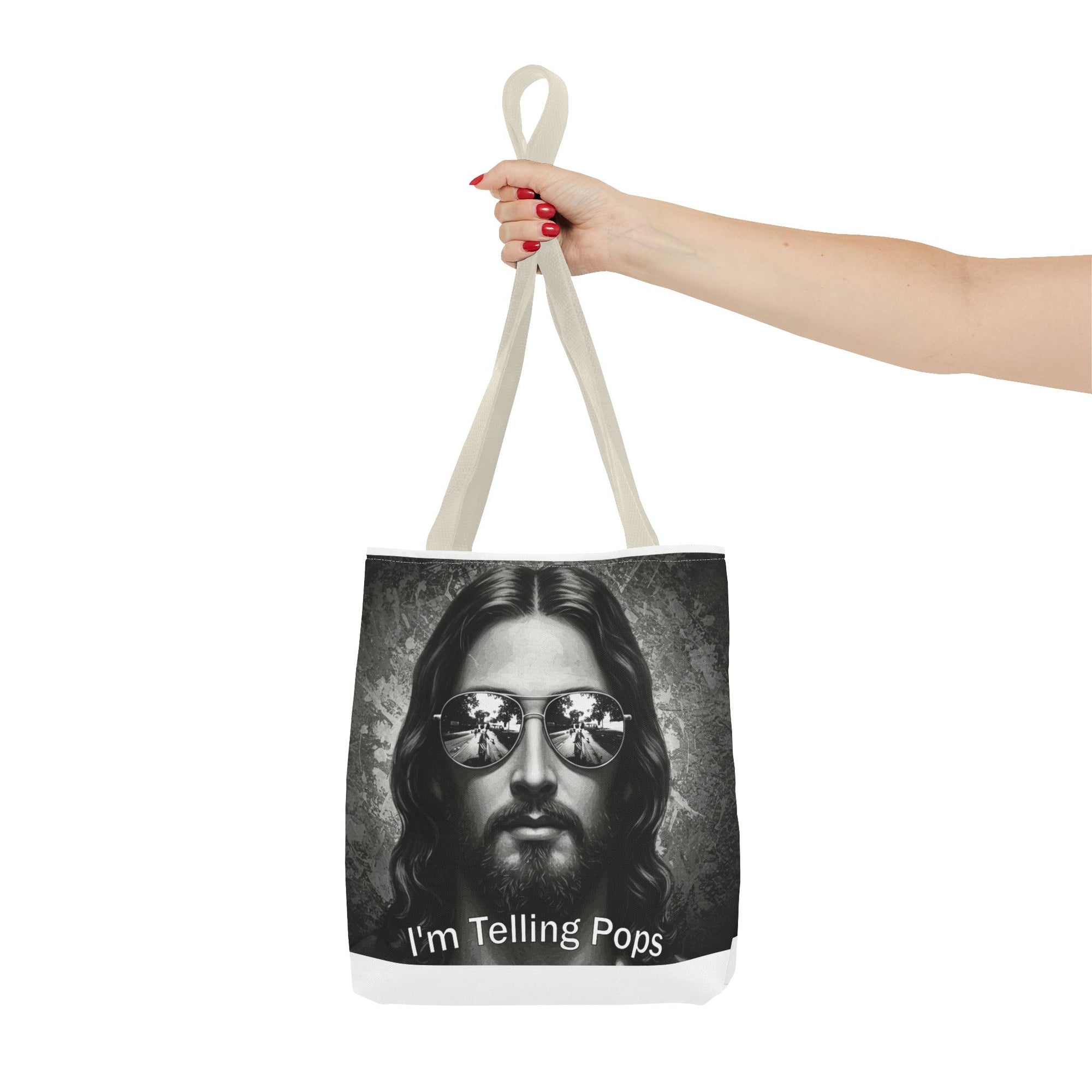 “I’m Telling Pops” Graphic Tote Bag – Bold, Functional, and a Little Bit Judgy