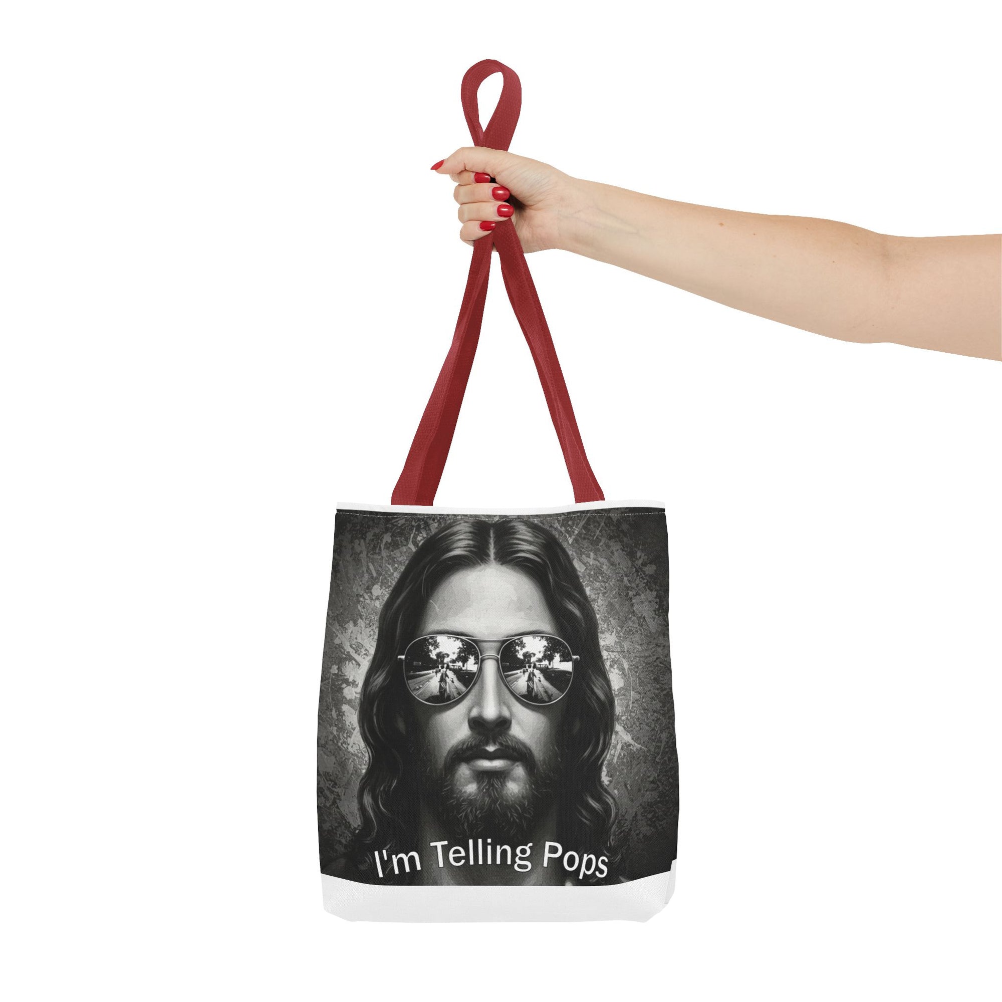 “I’m Telling Pops” Graphic Tote Bag – Bold, Functional, and a Little Bit Judgy