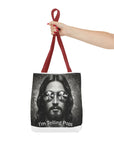 “I’m Telling Pops” Graphic Tote Bag – Bold, Functional, and a Little Bit Judgy
