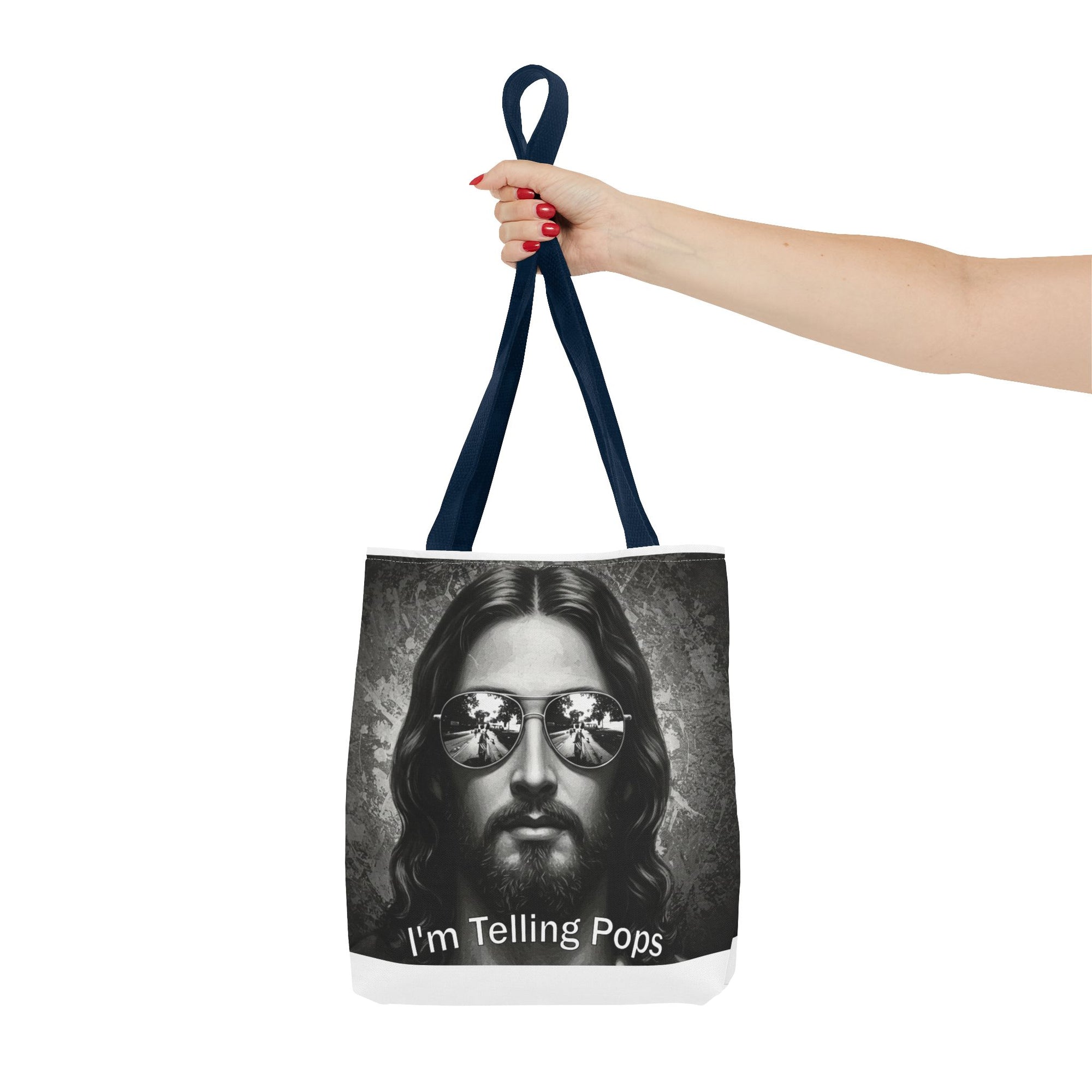 “I’m Telling Pops” Graphic Tote Bag – Bold, Functional, and a Little Bit Judgy