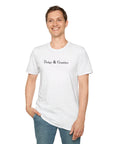 "Dodgy & Gambler" Funny Unisex T-Shirt – Casual Wear, Graphic Tee for Risk Takers, Gift for Gamblers & Mischief-Makers