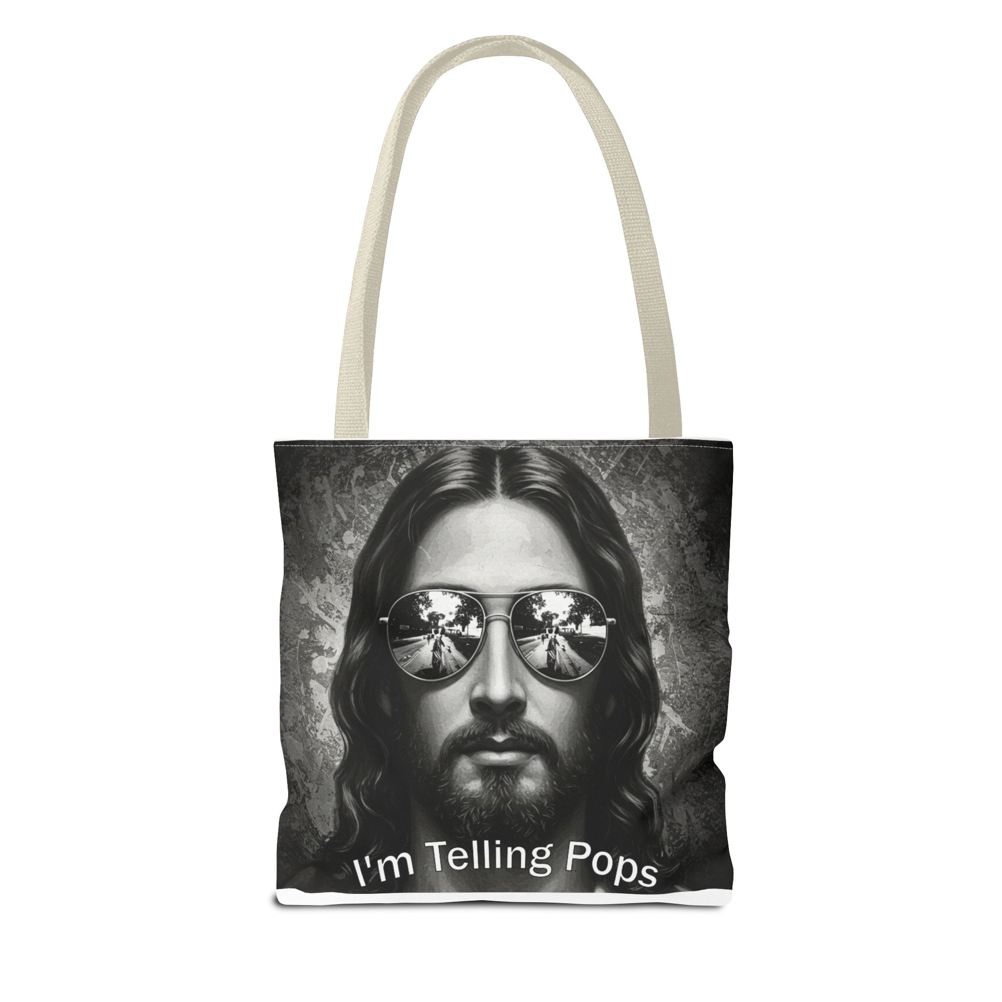 “I’m Telling Pops” Graphic Tote Bag – Bold, Functional, and a Little Bit Judgy