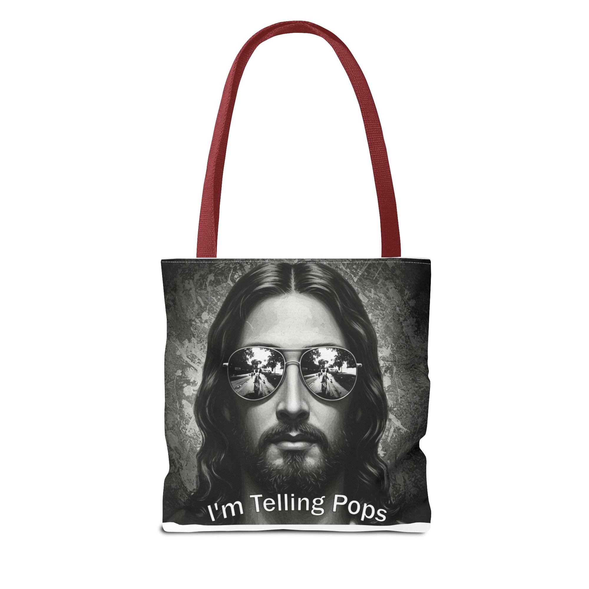 “I’m Telling Pops” Graphic Tote Bag – Bold, Functional, and a Little Bit Judgy