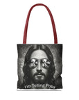 “I’m Telling Pops” Graphic Tote Bag – Bold, Functional, and a Little Bit Judgy