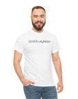 Estate Laundry Unisex Heavy Cotton Tee – Stylish Everyday T-Shirt, Casual Comfort, Gift for Minimalists, Summer Wardrobe Staple